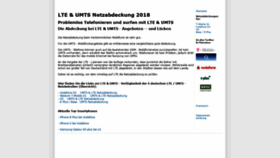 What Umts-netzabdeckung.de website looked like in 2020 (3 years ago)