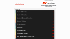 What Unblocksites.org website looked like in 2020 (4 years ago)