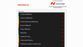 What Unblocksites.org website looked like in 2020 (3 years ago)