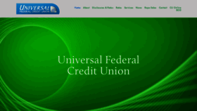 What Universalfcu.com website looked like in 2020 (3 years ago)