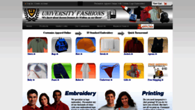 What Universityfashions.com website looked like in 2020 (3 years ago)
