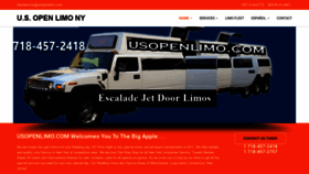 What Usopenlimo.com website looked like in 2020 (3 years ago)