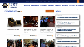 What Uet.edu.pk website looked like in 2020 (3 years ago)