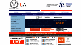 What Uat.edu.mx website looked like in 2020 (3 years ago)