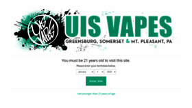 What Uisvapes.com website looked like in 2020 (3 years ago)