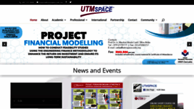 What Utmspace.edu.my website looked like in 2020 (3 years ago)
