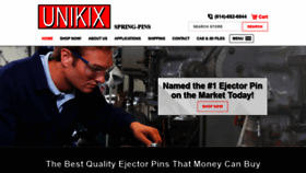 What Unikixspringpins.com website looked like in 2020 (3 years ago)