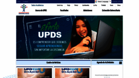 What Upds.edu.bo website looked like in 2020 (3 years ago)