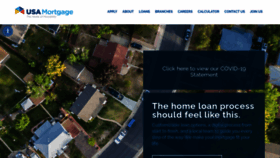 What Usa-mortgage.com website looked like in 2020 (3 years ago)