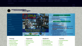 What Umla.ac.id website looked like in 2020 (3 years ago)