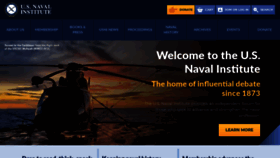 What Usni.org website looked like in 2020 (3 years ago)