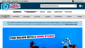 What Usedphotopro.com website looked like in 2020 (3 years ago)