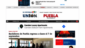 What Unionpuebla.mx website looked like in 2020 (3 years ago)