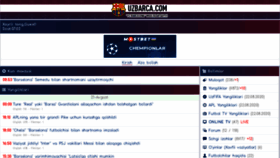 What Uzbarca.com website looked like in 2020 (3 years ago)