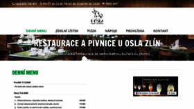 What Uoslazlin.cz website looked like in 2020 (3 years ago)