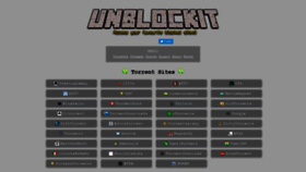 What Unblockit.me website looked like in 2020 (3 years ago)