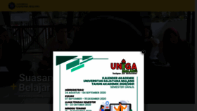 What Unigamalang.ac.id website looked like in 2020 (3 years ago)