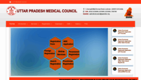 What Upmedicalcouncil.org website looked like in 2020 (3 years ago)