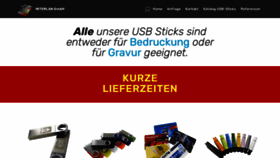 What Usb-stick-logo.de website looked like in 2020 (3 years ago)