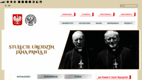 What Uksw.edu.pl website looked like in 2020 (3 years ago)