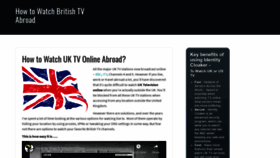 What Uktv-online.com website looked like in 2020 (3 years ago)