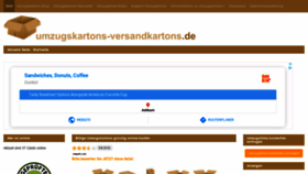 What Umzugskartons-versandkartons.de website looked like in 2020 (3 years ago)