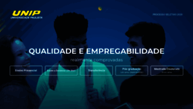 What Unip.br website looked like in 2020 (5 years ago)