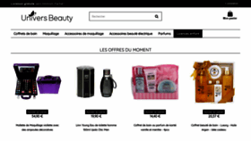 What Universbeauty.fr website looked like in 2020 (3 years ago)