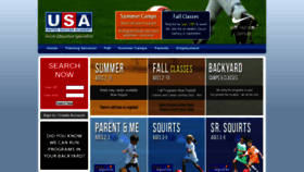 What Unitedsocceracademy.com website looked like in 2020 (3 years ago)