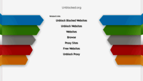 What Unblocked.org website looked like in 2020 (3 years ago)