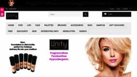 What Unitycosmetics.com website looked like in 2020 (3 years ago)