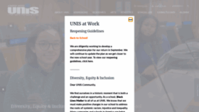 What Unis.org website looked like in 2020 (4 years ago)