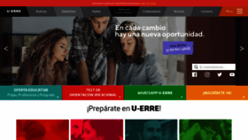 What U-erre.mx website looked like in 2020 (3 years ago)