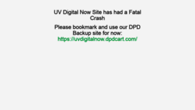 What Uvdigitalnow.com website looked like in 2020 (3 years ago)