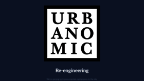 What Urbanomic.com website looked like in 2020 (3 years ago)