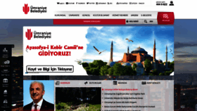 What Umraniye.bel.tr website looked like in 2020 (3 years ago)