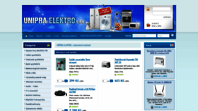 What Unipraelektro.cz website looked like in 2020 (3 years ago)