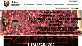 What Unisarc.edu.co website looked like in 2020 (3 years ago)