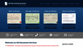 What Uk-document-services.co.uk website looked like in 2020 (3 years ago)