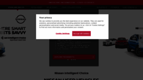 What Usedcars.nissan.co.uk website looked like in 2020 (3 years ago)