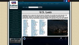 What Uslakes.info website looked like in 2020 (3 years ago)