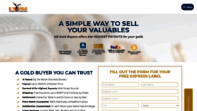 What Usgoldbuyers.com website looked like in 2020 (3 years ago)