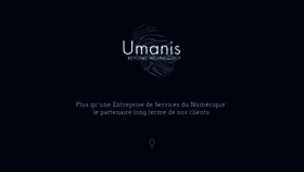 What Umanis.com website looked like in 2020 (3 years ago)