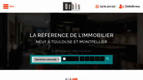 What Urbis.fr website looked like in 2020 (3 years ago)