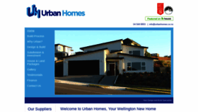 What Urbanhomes.co.nz website looked like in 2020 (3 years ago)