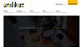 What Unifikas.com website looked like in 2020 (3 years ago)