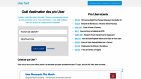 What Ubertarif.com website looked like in 2020 (3 years ago)