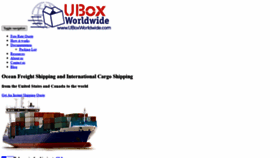 What Uboxworldwide.com website looked like in 2020 (3 years ago)