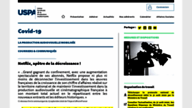 What Uspa.fr website looked like in 2020 (3 years ago)