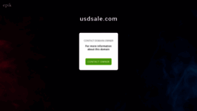 What Usdsale.com website looked like in 2020 (3 years ago)